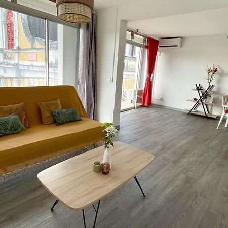 Appartement Grand Sejour Lumineux Avec Balcon & Vue Cathedrale à Pointe-à-Pitre Extérieur photo